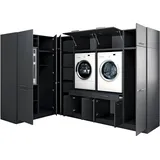 laundreezy Mehrzweckschrank-Set 68 x 200 x 285 cm Grau