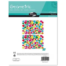Maildor Geometrische Sticker 20 Bogen 16x21cm mehrfarbig