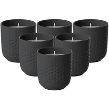 Villeroy & Boch Manufacture Collier Noir Duftkerze 6 St. schwarz