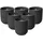 Villeroy & Boch Manufacture Collier Noir Duftkerze 6 St. schwarz