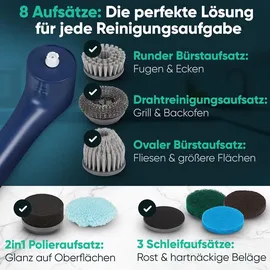 Clatronic Reinigungsbürste ERB 3815 A 8 Aufsätze