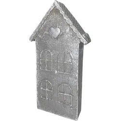 Betonfigur Miniaturhaus - handgefertigte Dekoration für Garten und Haus