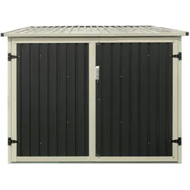 Westmann Fahrradgarage anthrazit 203x200x158 cm