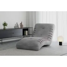 moeblo Chaiselongue SPLINE Holzwerkstoff 83 x 80 x 172 cm Grau
