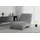 moeblo Chaiselongue SPLINE Holzwerkstoff 83 x 80 x 172 cm Grau