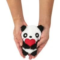 Panda mit Herz Mini Körnerkissen mit Lavendelduft