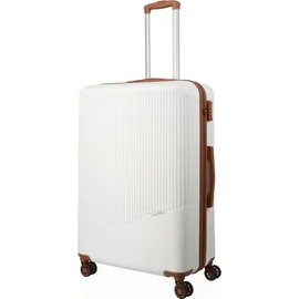 Travelite Bali 4-Rollen Cabin S 55 cm / 34 l weiß/cognac