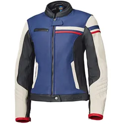 Held Midway Damen Lederjacke - blau-rot-weiß - 34