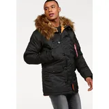 Alpha Industries N-3b Vf59 Mantel Black L