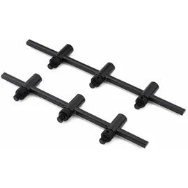 Fox International Fox Black Label Slim Adjustable 2 Buzz Bars 110-125mm - Buzzer Bar Rutenauflage, Rutenhalter