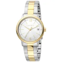 Esprit ES1L181M0115 Kaya Ladies Silver Gold Uhr Damenuhr Datum