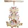 T.O.P. Glässer Erzgebirge Pyramide Christi Geburt weiß, Höhe 40 cm