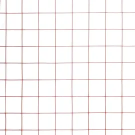 vidaXL Drahtzaun 1600 x 150 cm Rot/Stahl