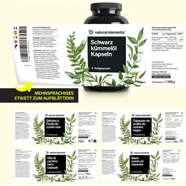 Natural Elements Schwarzkümmelöl Kapseln 400 St.