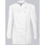 BP Gourmet 1544-400-21 Kochjacke für Damen - - 65% Polyester, 35% Baumwolle - Standard Passform - Größe: XL - Farbe: weiß