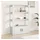 vidaXL Sideboard 80 x 119,5 x 30 cm Weiß