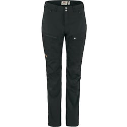 Fjällräven Damen Abisko Midsummer regular Wanderhose, 44 - Black