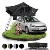 Juskys Autodachzelt Lago 120 x 210 cm Schwarz