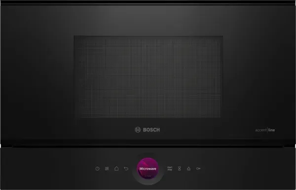 Bosch BFR9221B1, Serie 8, Einbau-Mikrowelle, Schwarz