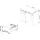 akord furniture factory AKORD PIKSEL links Weiß Front Graphitgrau B90 x H77 x T50 cm - Weiß/Dunkelgrau