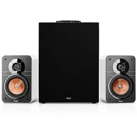 Teufel Ultima 20 Concept Power Edition - 2.1 Soundsystem, Komplettsystem Heimkino mit integriertem AV-Receiver, Bluetooth, Dolby Audio, USB-C-Soundkartenfunktion, HDMI ARC CEC - weiß