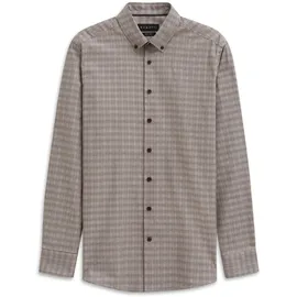 Bugatti Langarmhemd kariert Braun L