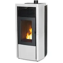 MCZ STAR AIR Maestro 8 kW Metall Schwarz/Weiß/Khaki