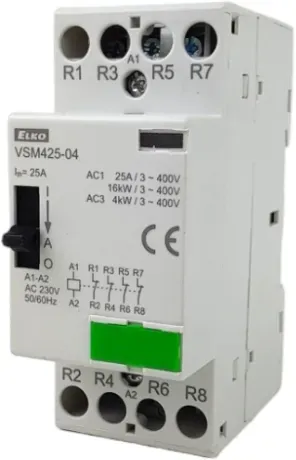 Modular Leistungsschütz mit manueller Steuerung VSM425-04 8155