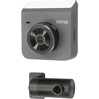 70mai A400 + Rear Camera RC09 Set EU Akku, Eingebautes Display, GPS-Empfänger, Beschleunigungssensor, Eingebautes Mikrofon, WQHD), Dashcam, Schwarz