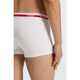 Hugo Trunk Triplet Planet Boxershorts Weiß XL 3er Pack