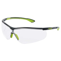 Uvex sportstyle - Schutzbrille - leichte Bügelbrille - innen beschlagfrei, außen extrem kratzfest & chemikalienbeständig