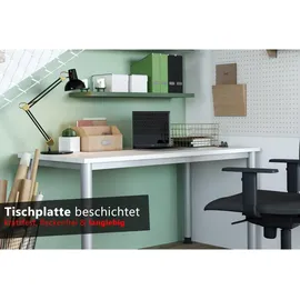 bümö Schreibtisch Asteiche / Silber