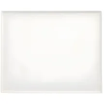 Papstar Servierplatten, Zuckerrohr `pure` eckig 32,5 cm x 26,5 cm x 1 cm weiss `Cella`