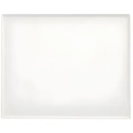 Papstar Servierplatten, Zuckerrohr `pure` eckig 32,5 cm x 26,5 cm x 1 cm weiss `Cella`