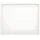 Papstar Servierplatten, Zuckerrohr `pure` eckig 32,5 cm x 26,5 cm x 1 cm weiss `Cella`