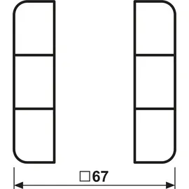 Jung Tastensatz, 3fach CD 503 TSA LG