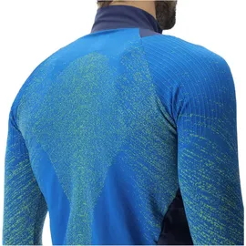 Uyn Running Exceleration Windproof Shirt Long SL.ZIP UP lapis/lime (K698) L