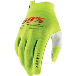 100% iTrack Jugend Fahrrad Handschuhe, gelb, Größe M