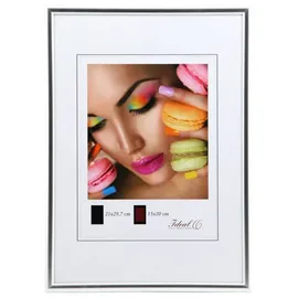 Ideal Trend Ideal Life Kunststoff Bilderrahmen Wanddeko Collage Poster Bilder Foto Rahmen: Farbe: Silber | Format: 50x70