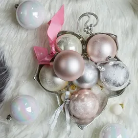 Kaemingk Decoris Dekoration, silber