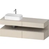 Duravit Waschtischunterschrank wandhängend „Qatego“ 160 × 60 × 55 cm