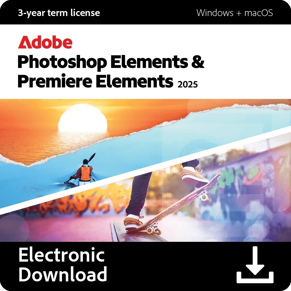 Adobe Photoshop & Premiere Elements 2025