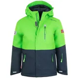 Trollkids Hallingdal Jacke - Bright Green / Navy - 176 cm