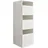laundreezy Wäscheschrank 50 x 162 x 67,5 cm Weiß Holzwerkstoff