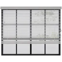 cocoon home concepts Holz-Jalousie 50 mm 230 x 240 cm Weiß