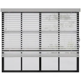 cocoon home concepts Holz-Jalousie 50 mm 230 x 240 cm Weiß