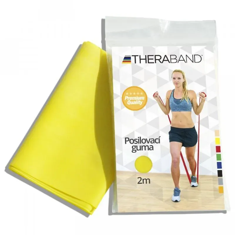 Thera-Band Resistance Bands 2 m Widerstandsband Widerstand 1,4 kg (Thin) 1 St.