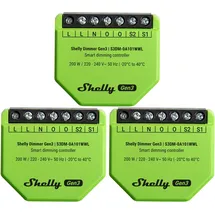 Shelly Unterputz-Dimmer Gen3, 3 Stück