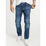Rock Creek Regular Fit Stonewashed Blau 34/30