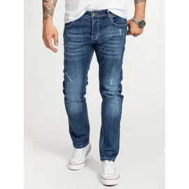Rock Creek Regular Fit Stonewashed Blau 34/30